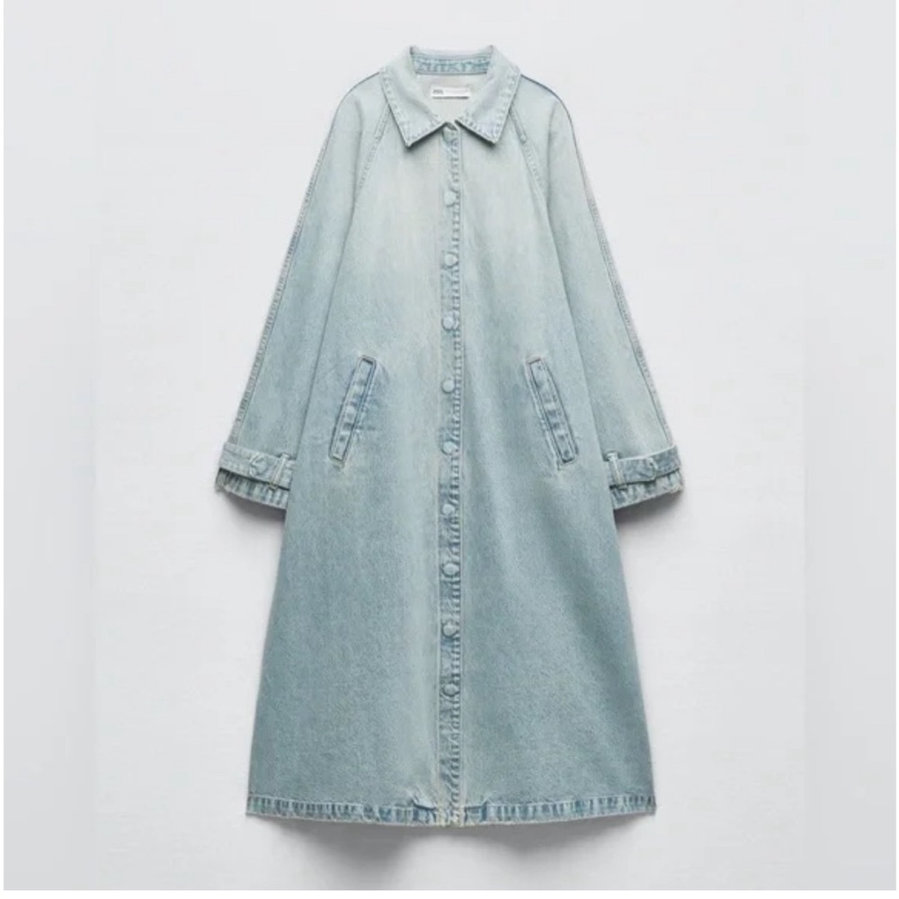 COPY - Zara Denim Trench Coat 💙